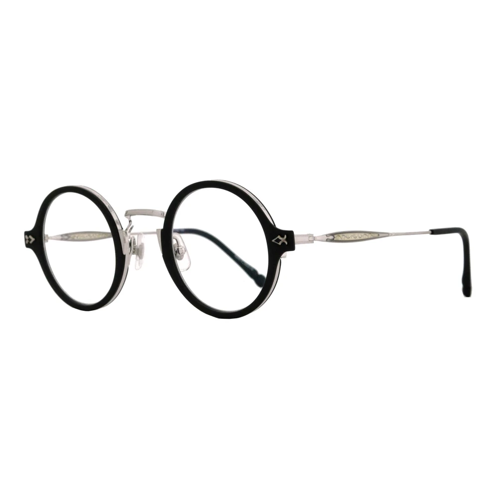 Matsuda Stijlvolle Brillen in Zilver Zwart Black Unisex