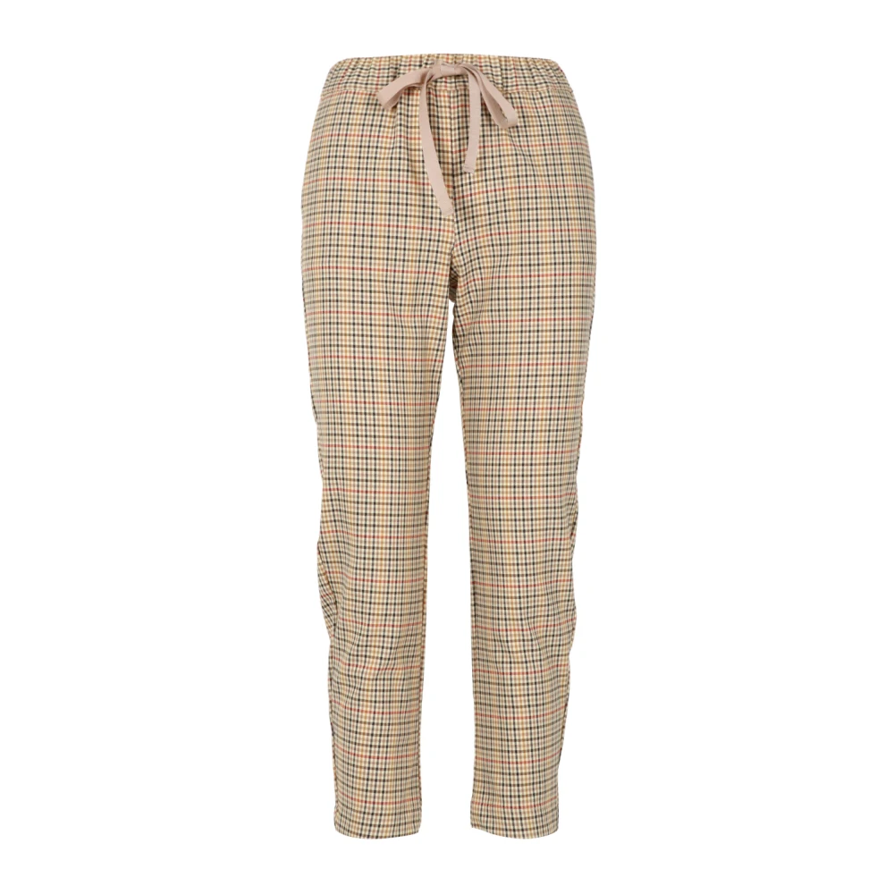 Semicouture Enkellange broek met Franse zakken Multicolor Dames