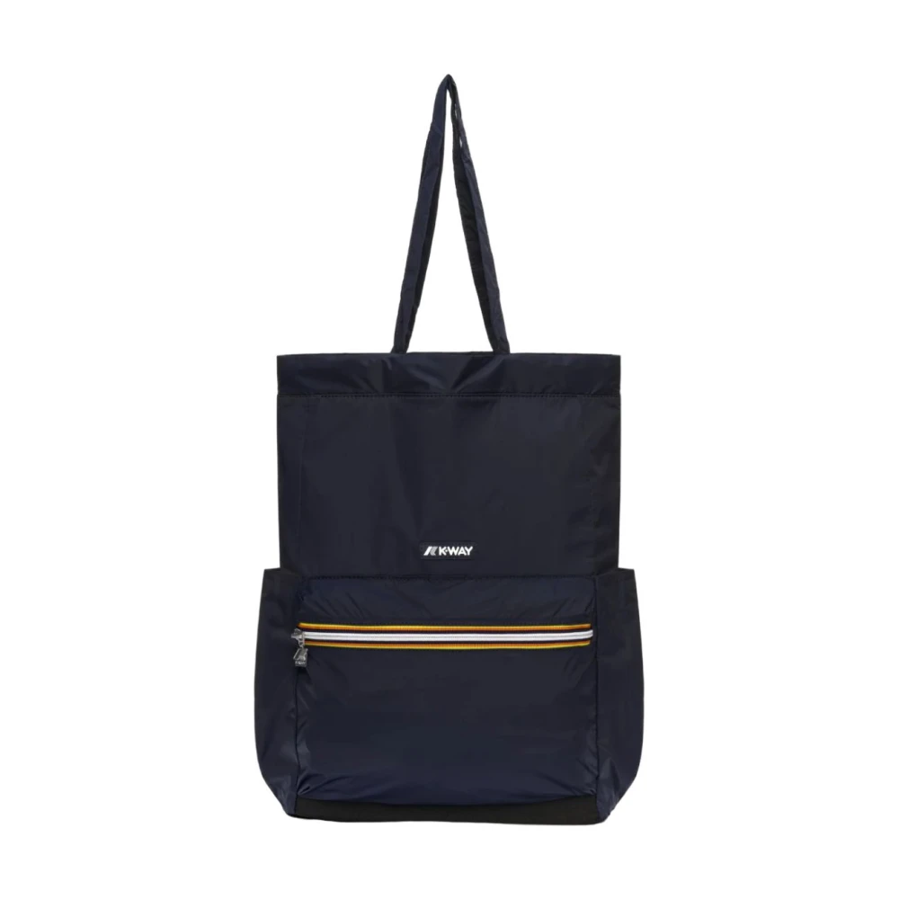 K-way Stijlvolle Blandy Shopping Jas Blue Unisex