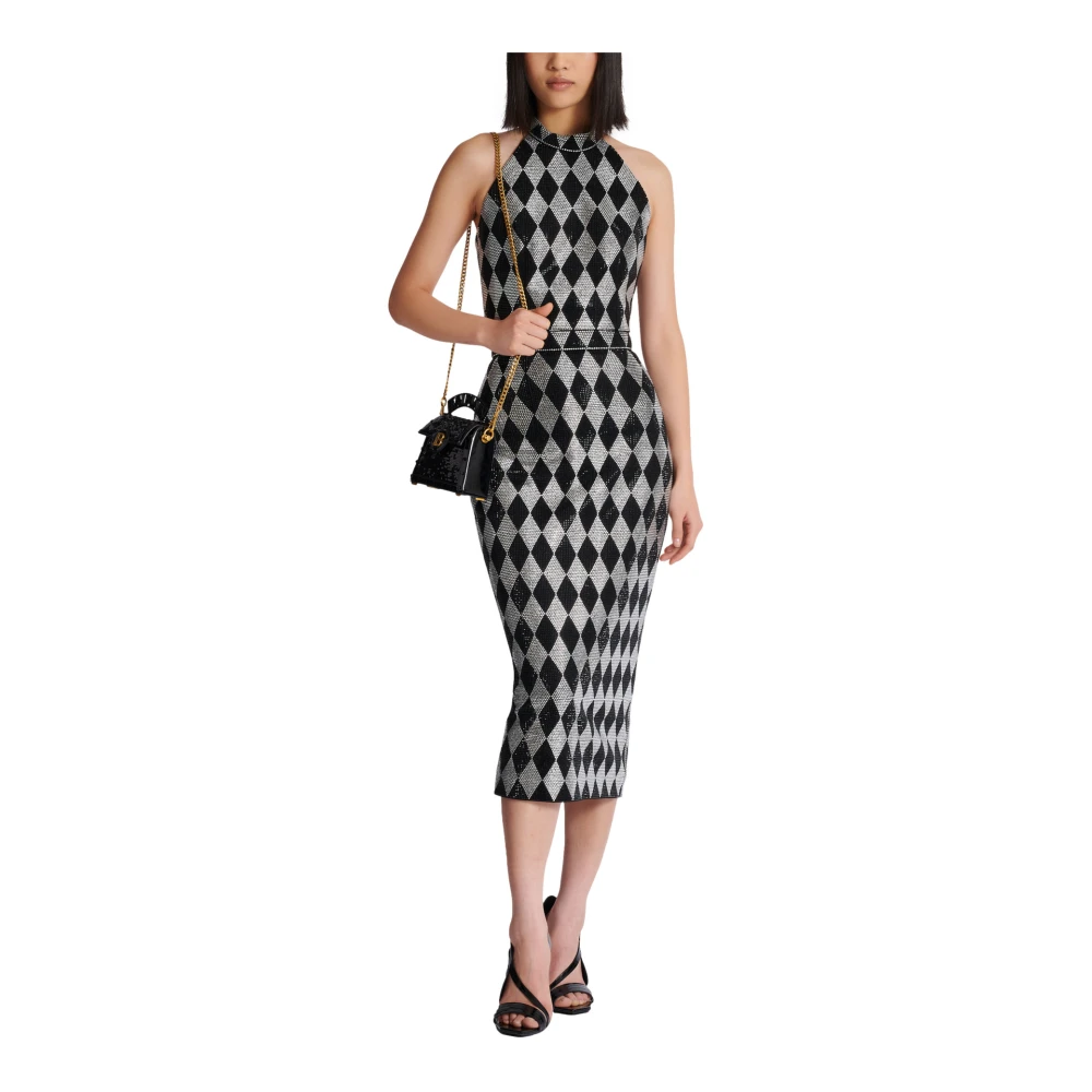 Balmain Diamanten strass midi rok Multicolor Dames