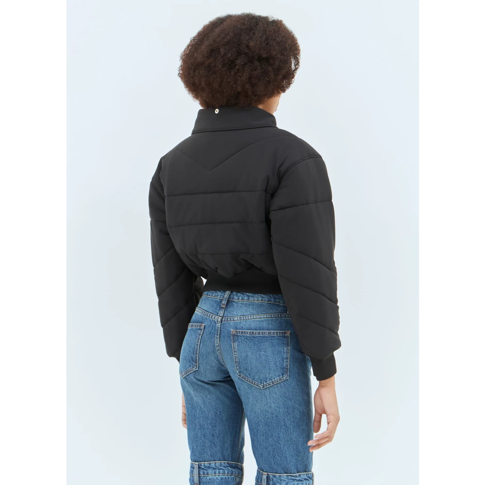 Coperni Bomberjack met Faux-Fur Kraag Black Dames