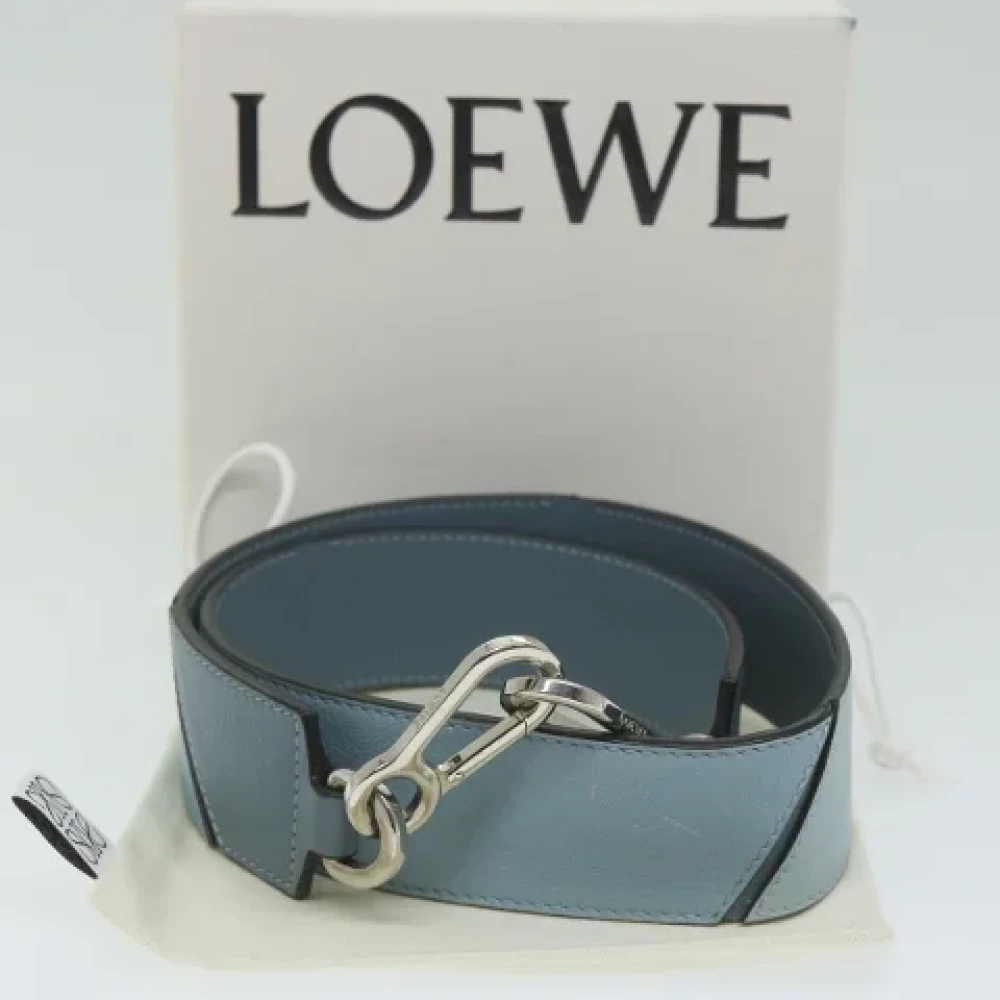 Loewe Pre-owned Leather shoulder-bags Blue Dames