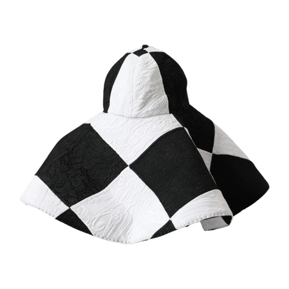 Dolce & Gabbana , Accessories, Female, Multicolor, One Size, Checkered Wide Brim Sun Hat