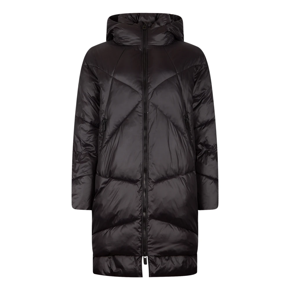 pinko Gewatteerde Lugo Canvas Jassen Black Dames