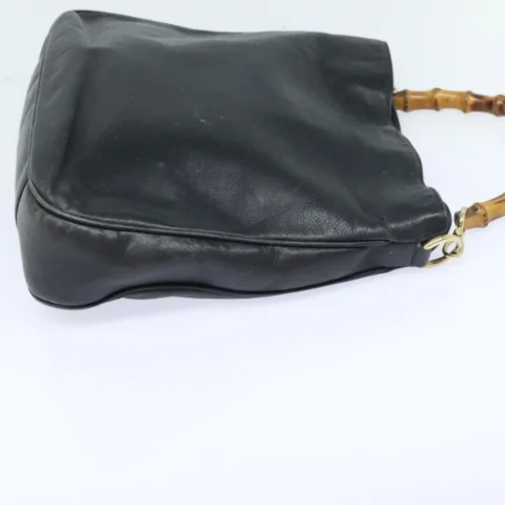 Gucci Vintage Pre-owned Leather gucci-bags Black Dames