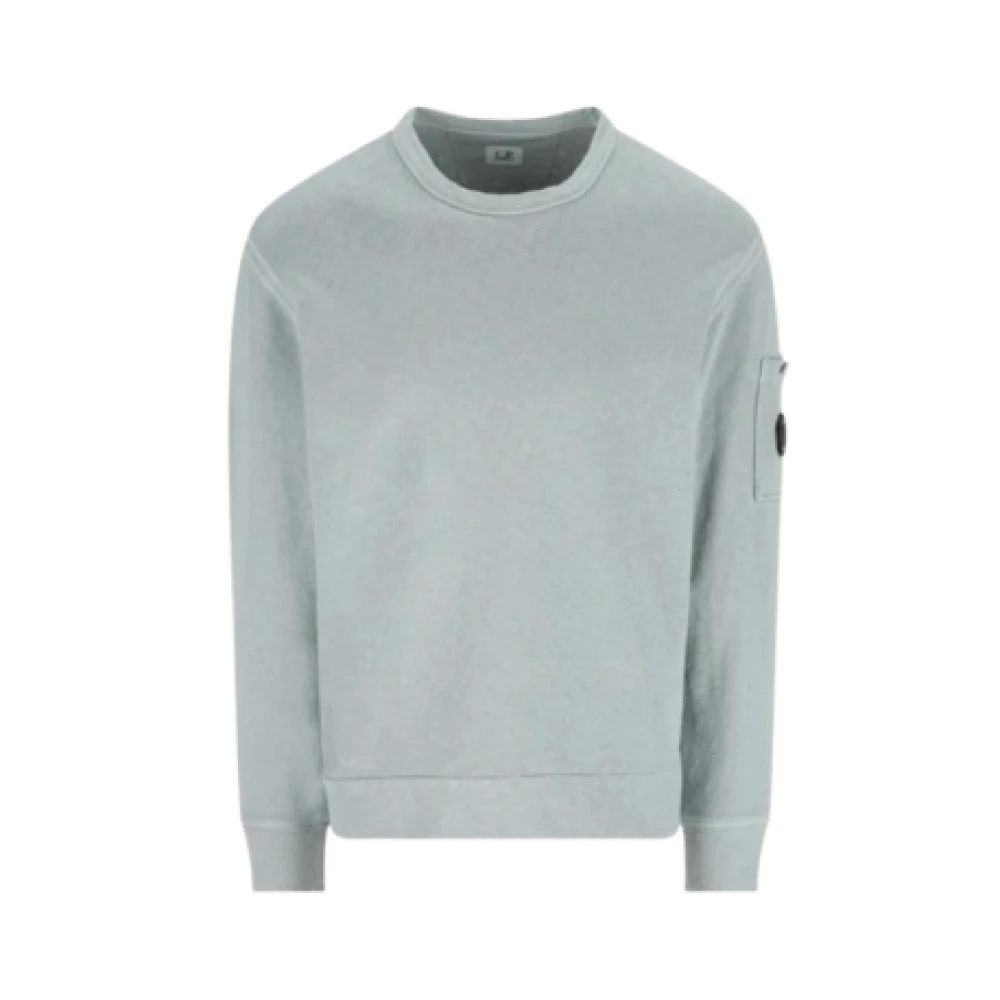 C.p. Company Sweatshirt - Male - Sweatshirts - Blue - L - Sweatshirts & Hoodies