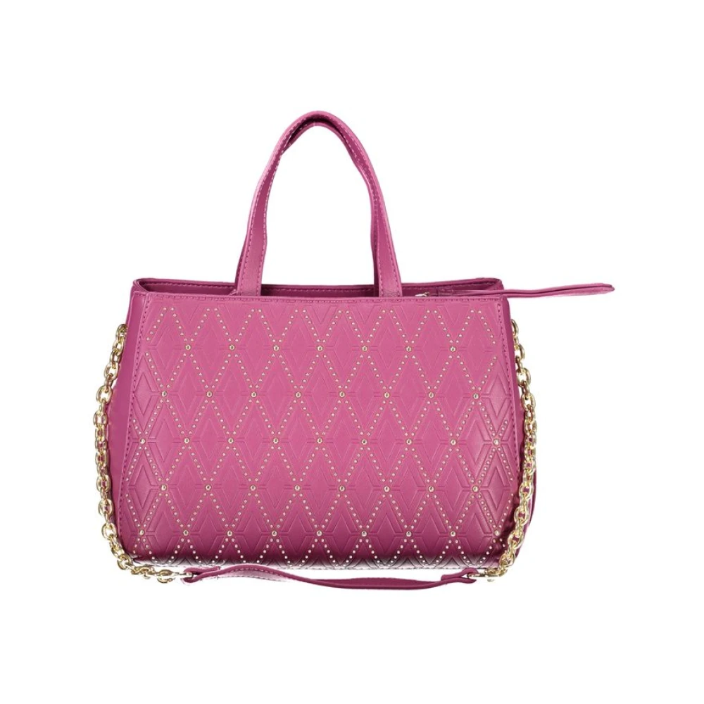 Valentino by Mario Valentino Stijlvolle Handtas met Kettingriem Purple Dames