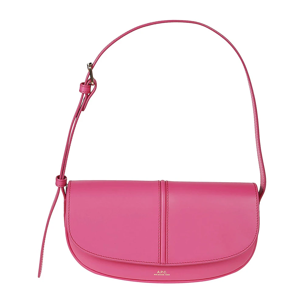 A.p.c. Stijlvolle schoudertas voor vrouwen Pink Dames