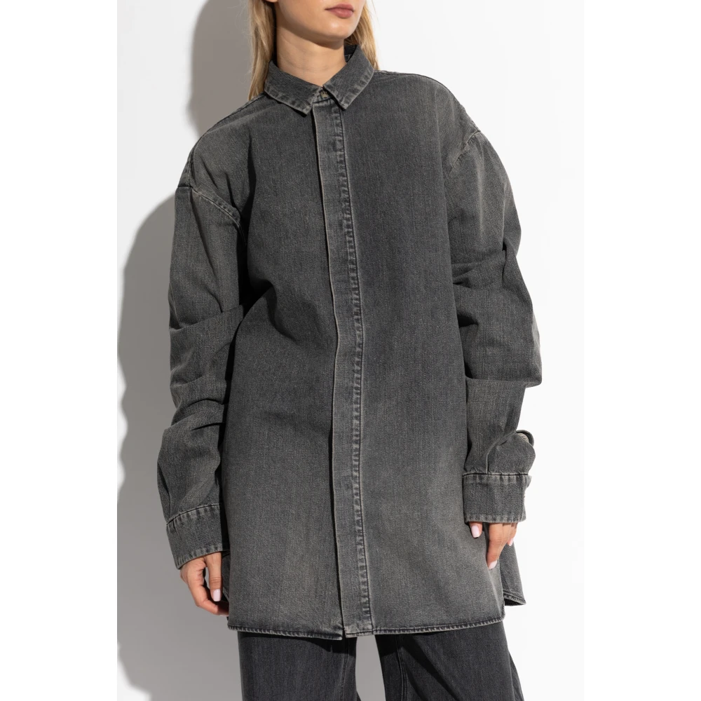 Fear Of God Denim overhemd Gray Dames