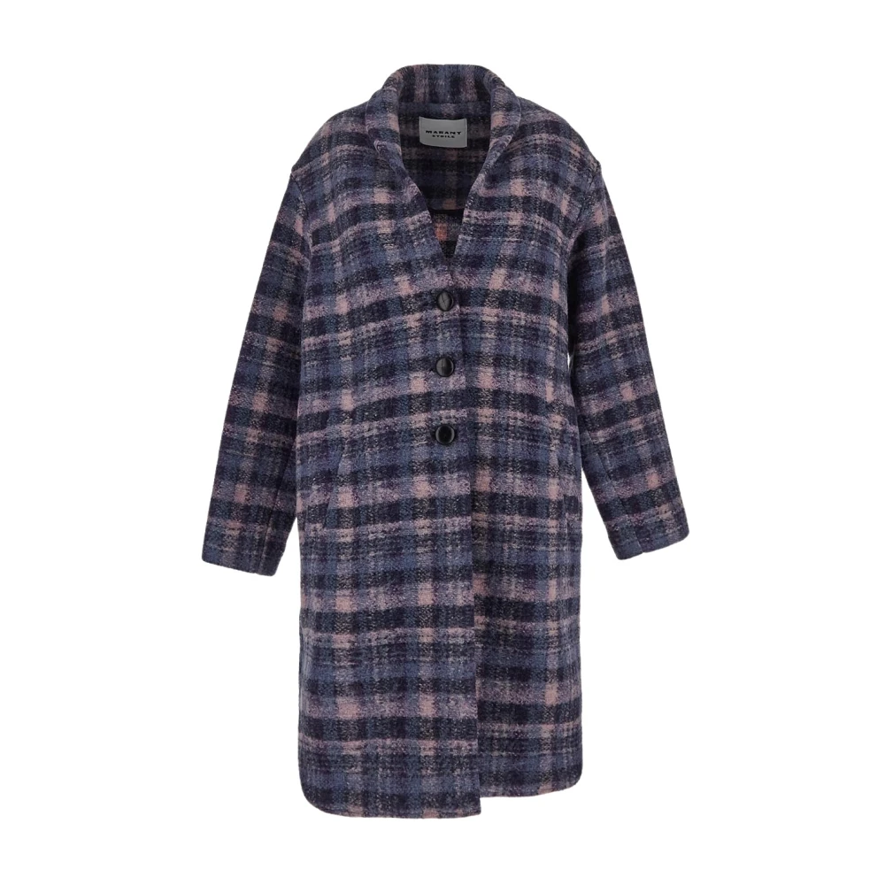 Isabel Marant Étoile Wollen Gabriel Coat Stijlvolle Mode Multicolor Dames