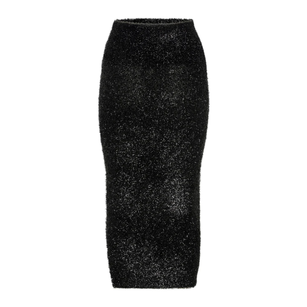 InWear Zwarte Glitter Rok Black Dames