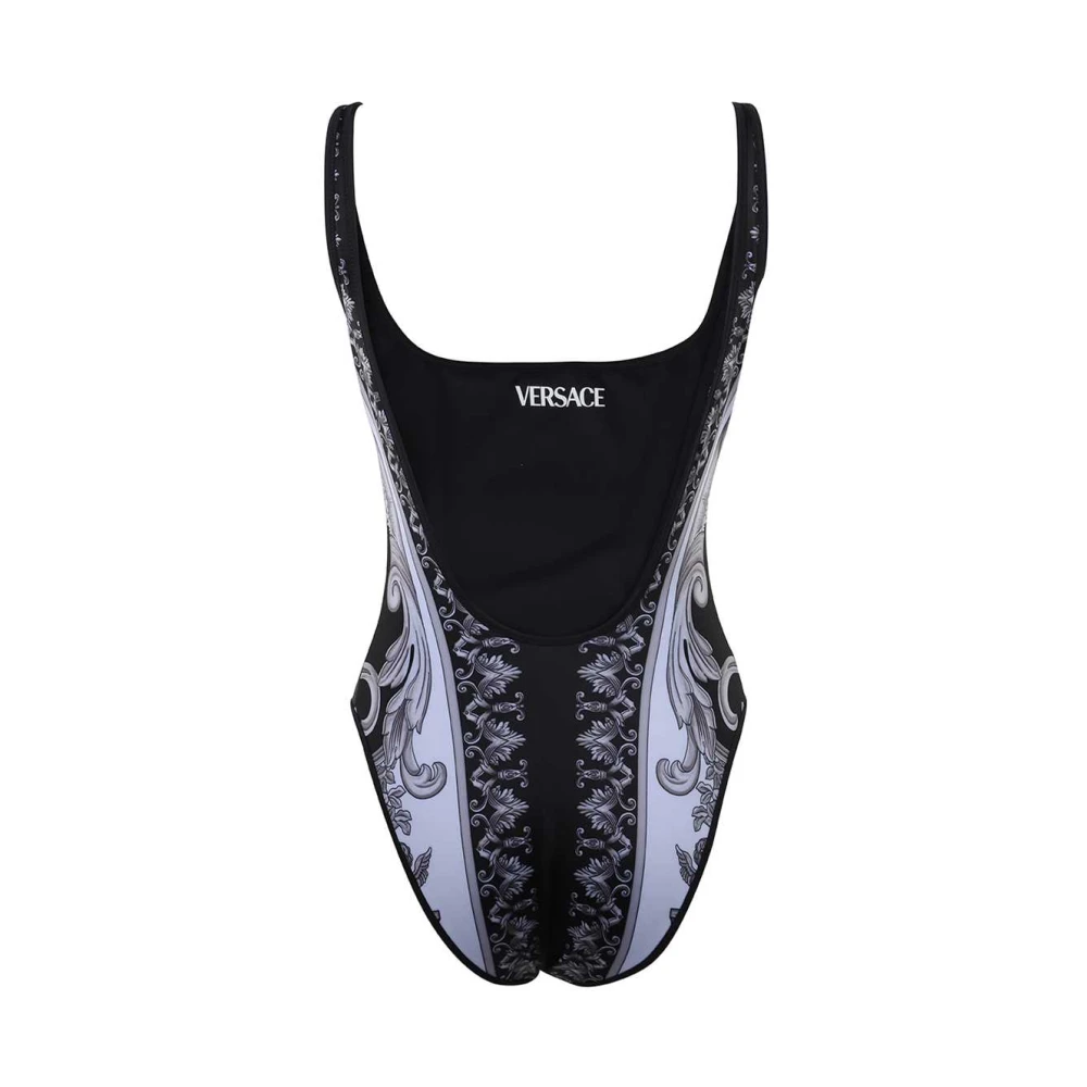 Versace Gedrukt badpak Black Dames