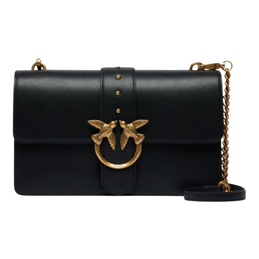 Pinko Women's Black Love One Classic Bag - Cross Body Bags - One Size - Bags