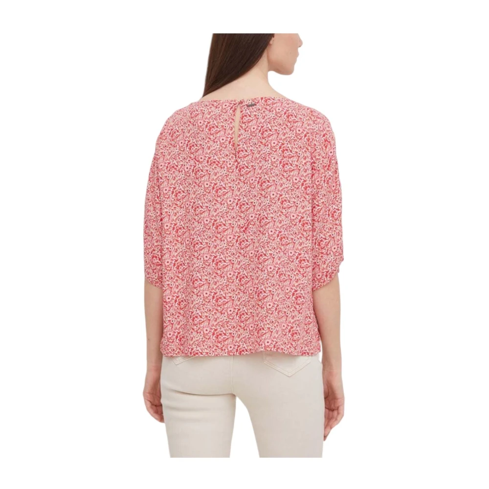 Pepe Jeans Future Blouse met knoopsluiting Red Dames