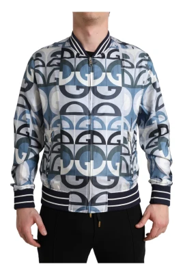 Logo Print Bomber Blouson Jacka