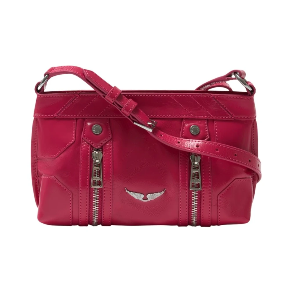 Zadig & Voltaire Women's Pink Sunny Mood Vintage Patent Bag
