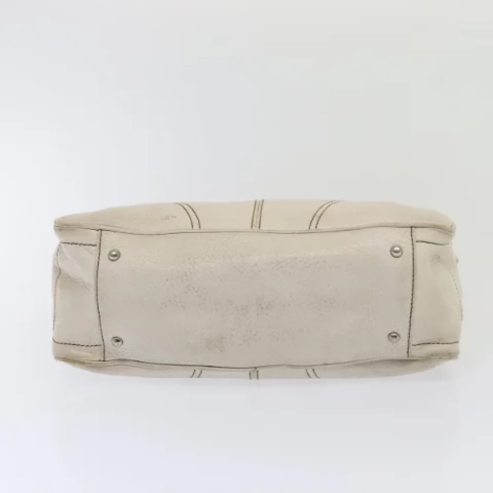 MCM Pre-owned Leather shoulder-bags White Dames