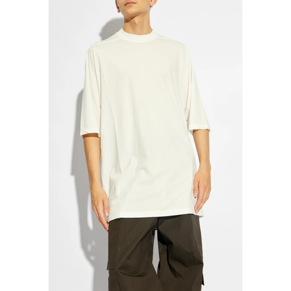 Rick Owens T-shirt Jumbo White Heren
