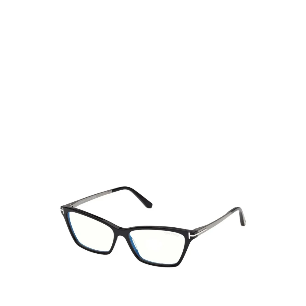 Tom Ford Women's Black Glasses, 56 Mm, Cat-Eye Frame