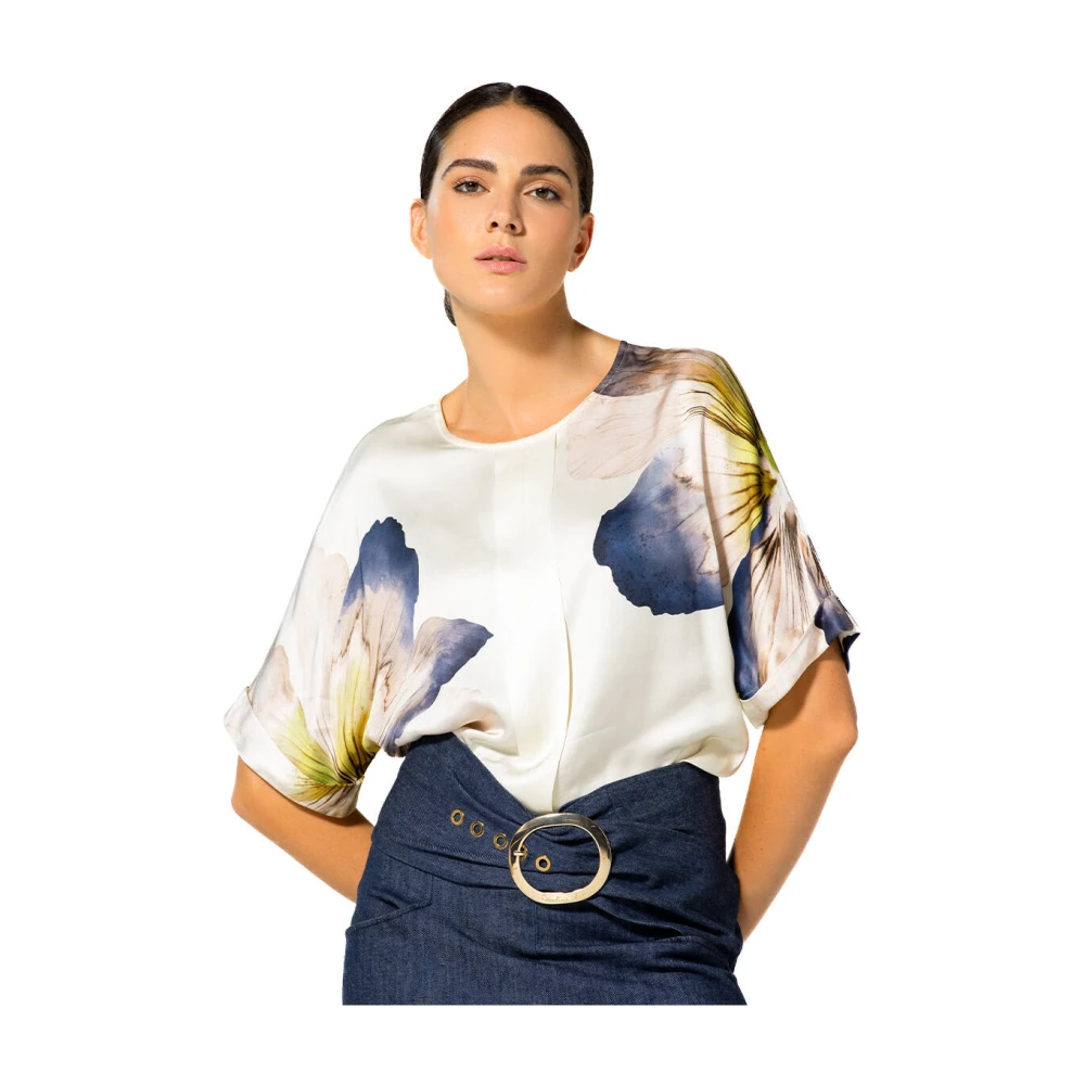 Caroline Biss Top met korte mouwen Multicolor Dames