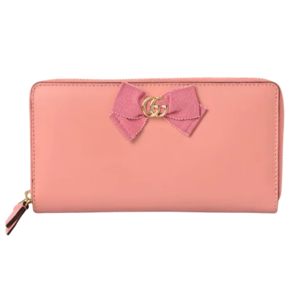 Gucci Vintage Pre-owned Leather wallets Pink Dames