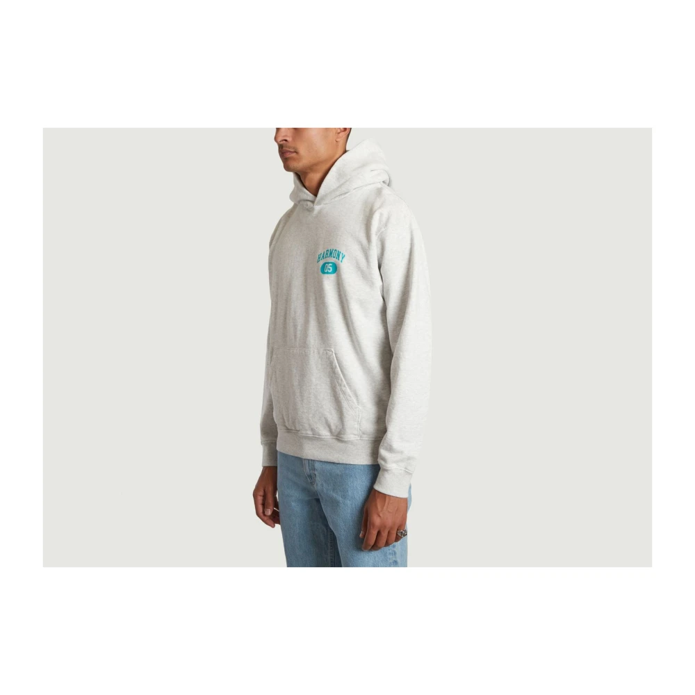 harmony Vintage Amerikaanse Stijl Hoodie Gray Heren