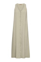 robe-en-lin-simple-avec-col-en-v