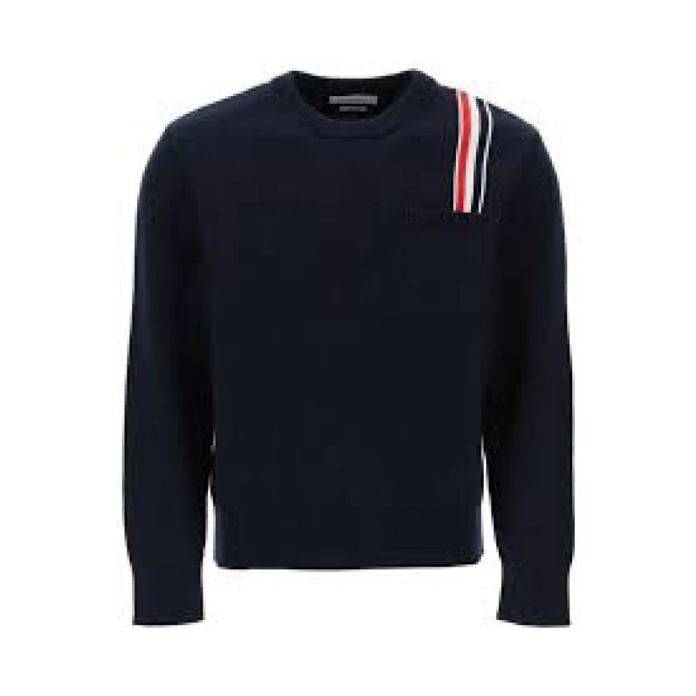 Thom Browne Stijlvolle Pullover Sweater Blue Heren