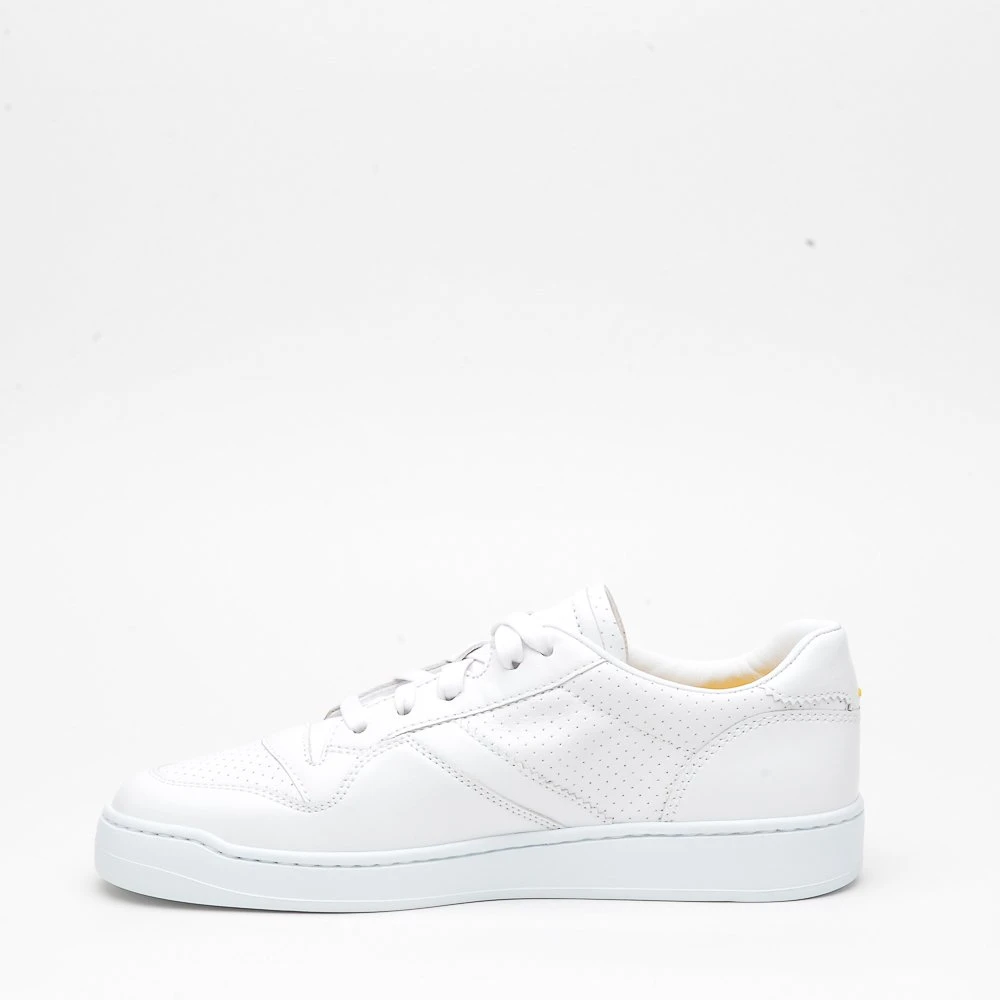 Doucal's Witte Leren Sneakers White Heren