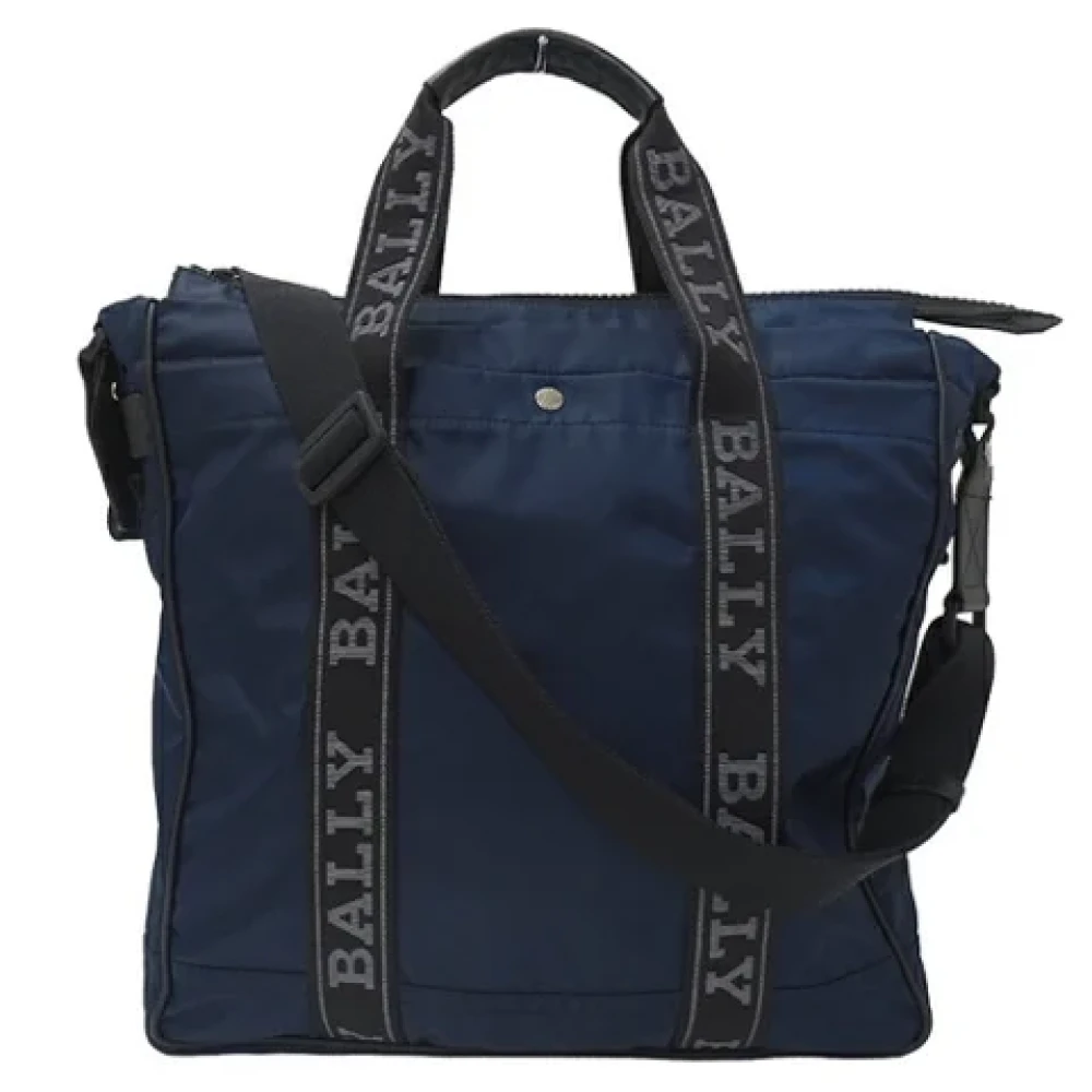 Bally Pre-owned Fabric handbags Blue Dames
