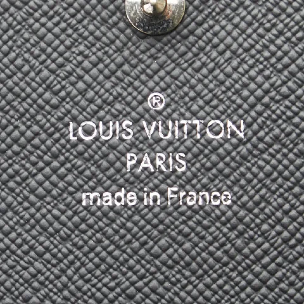 Louis Vuitton Vintage Pre-owned Leather wallets Black Dames