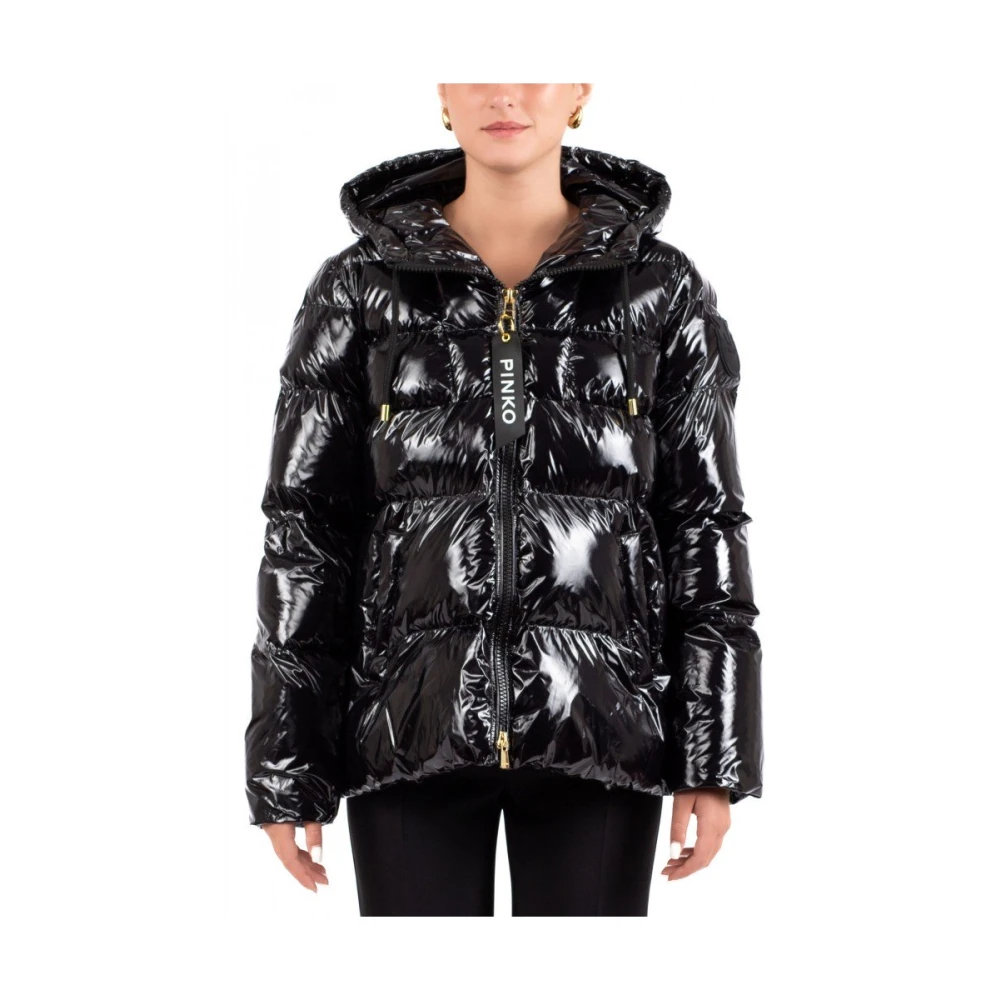 Pinko Stijlvolle Caban voor Vrouwen Black Dames