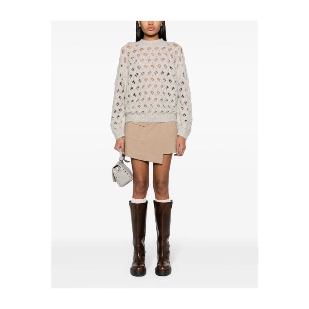 Isabel Marant Étoile Beige Sweater Aw24 Beige Dames