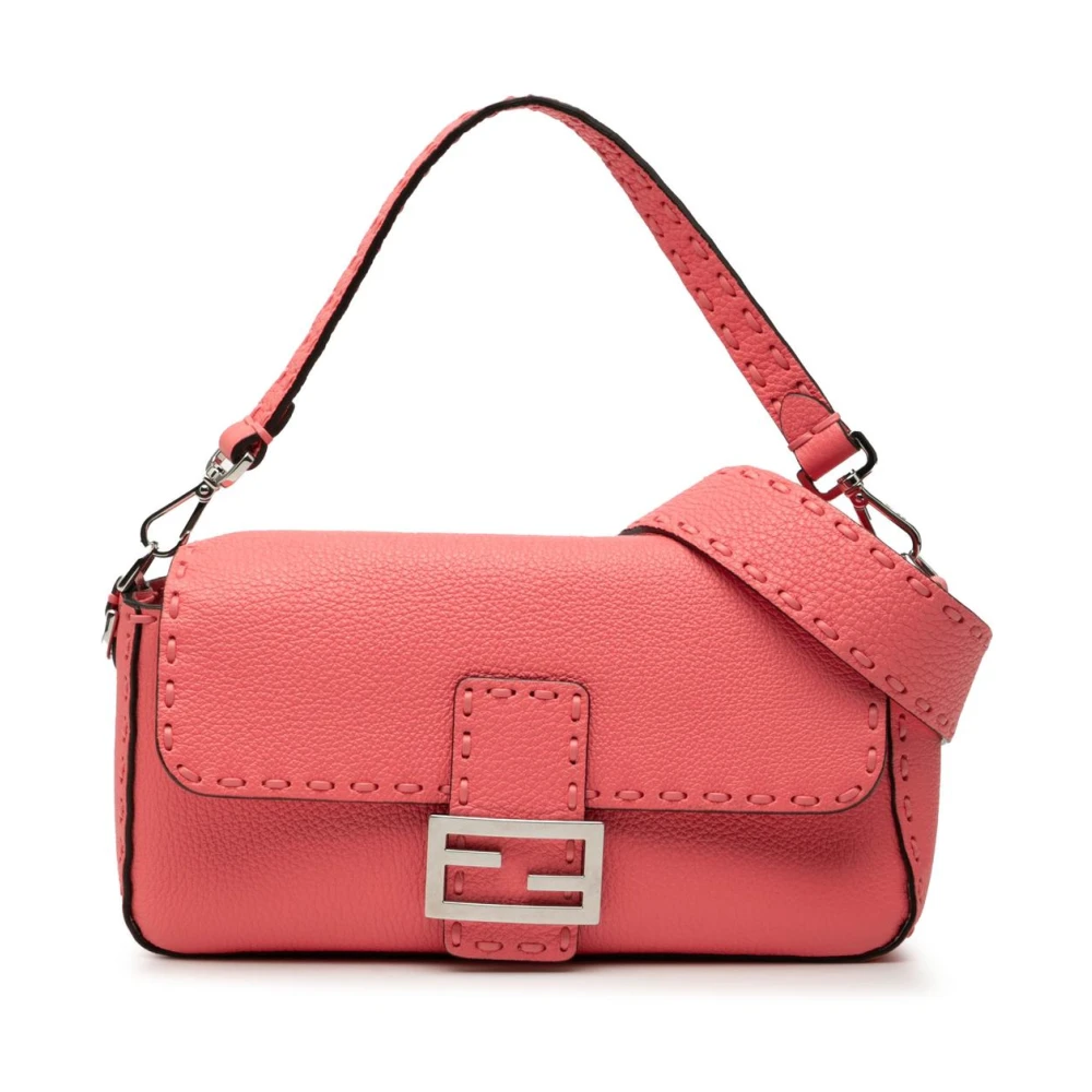 Fendi Vintage Women's Pink Pre-Owned Shoulder Bag