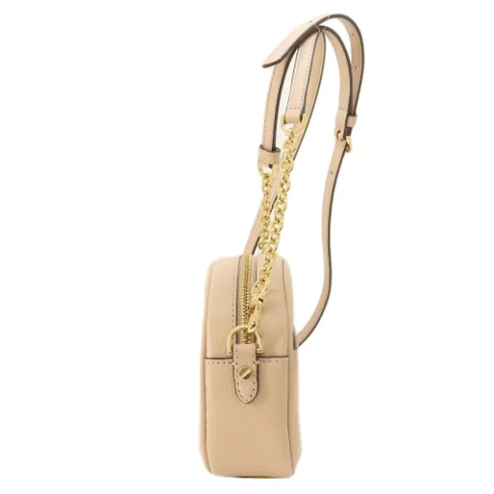 Michael Kors Pre-owned Leather shoulder-bags Beige Dames