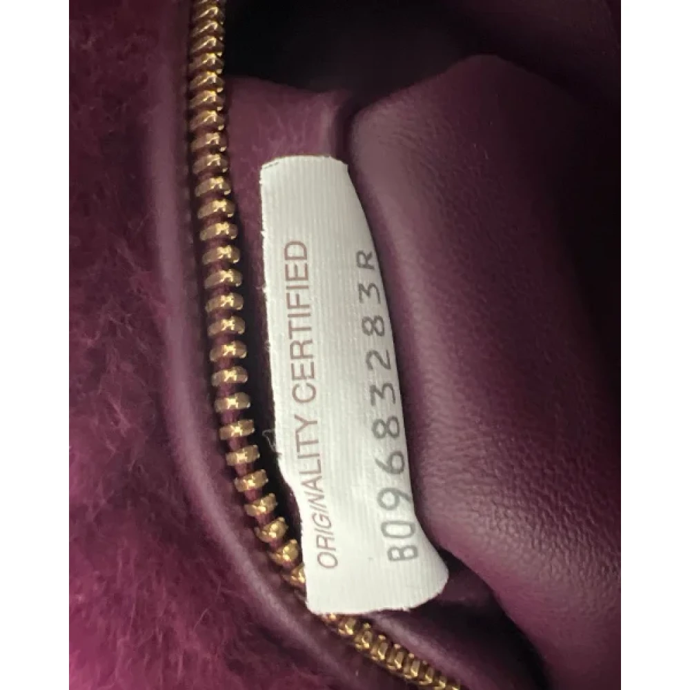 Bottega Veneta Vintage Pre-owned Fur handbags Purple Dames