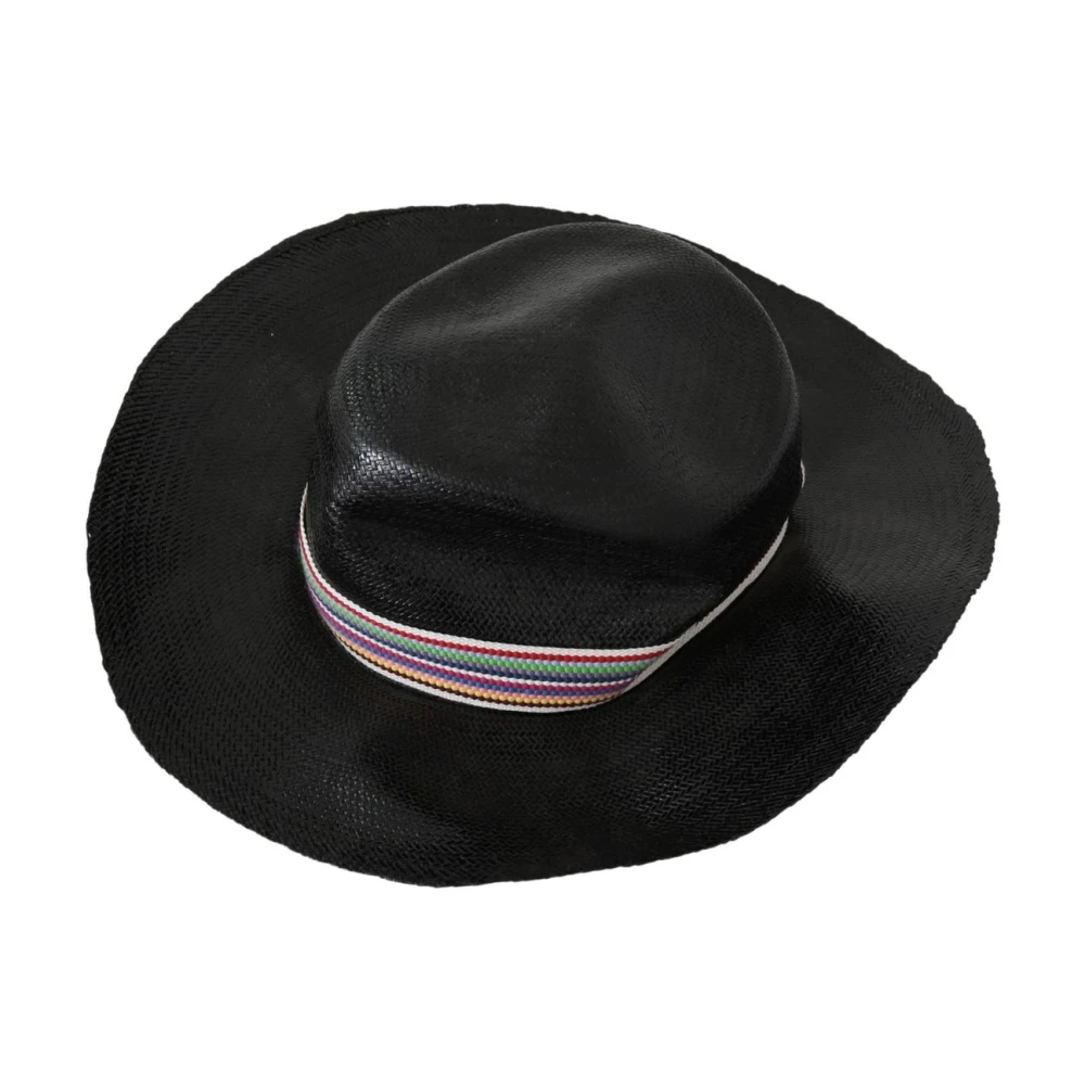 Costume National Women's Black Floppy Sun Hat With Logo
