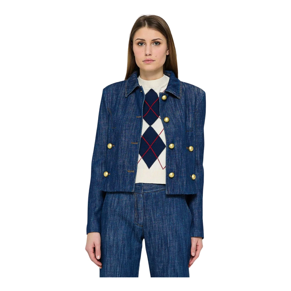 Jackets > Denim Jackets - - Ermanno Scervino - Modalova
