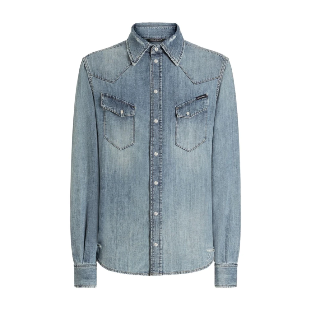 Dolce & Gabbana Uomo Blu Magliette, L, New,
