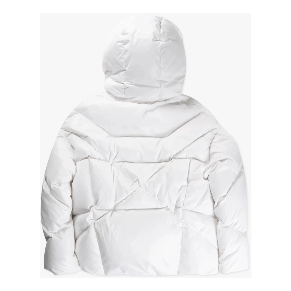 Khrisjoy Iconische Glanzende Pufferjas White Dames