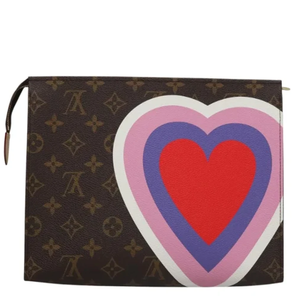Louis Vuitton Vintage Pre-owned Canvas pouches Brown Dames
