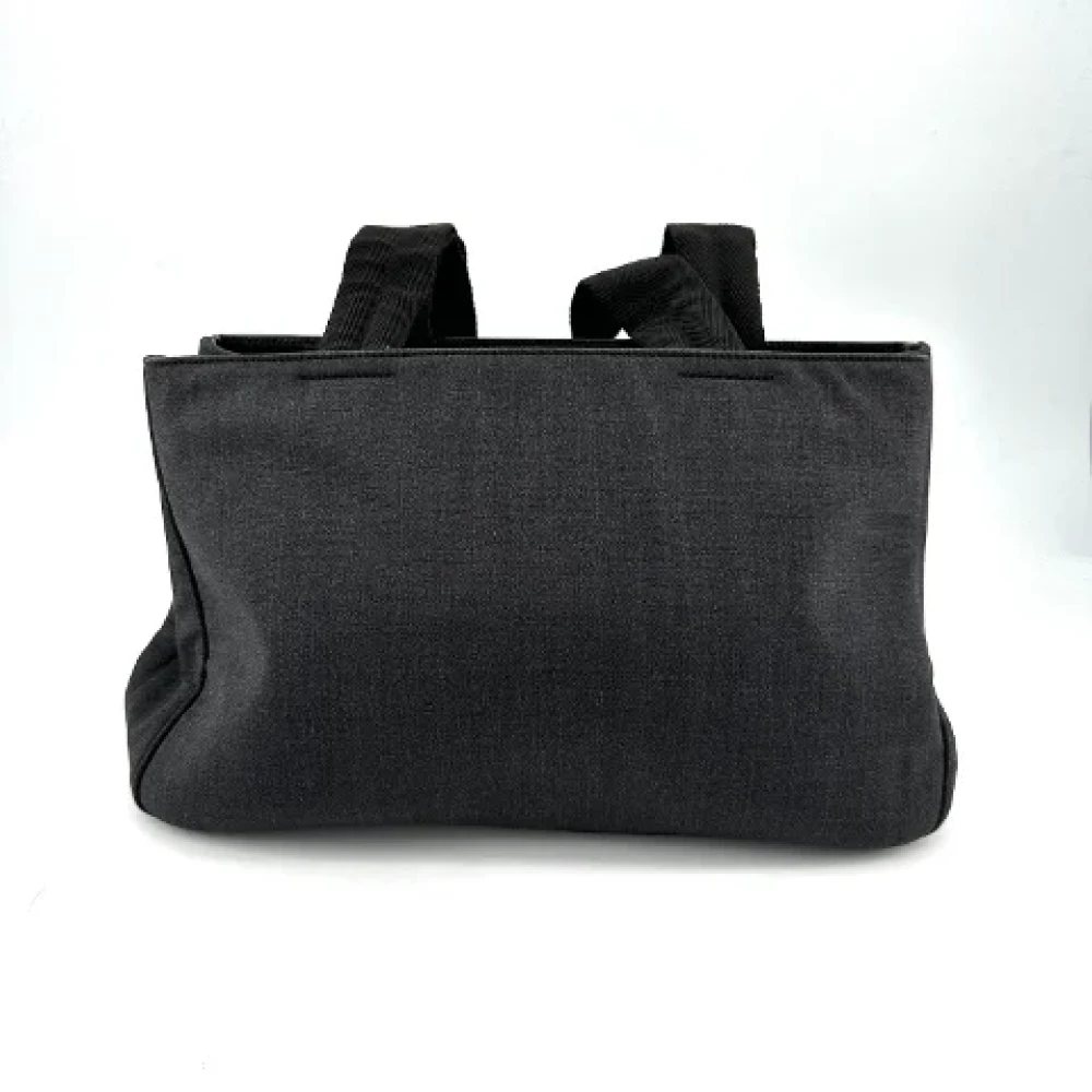 Prada Vintage Pre-owned Nylon prada-bags Gray Dames