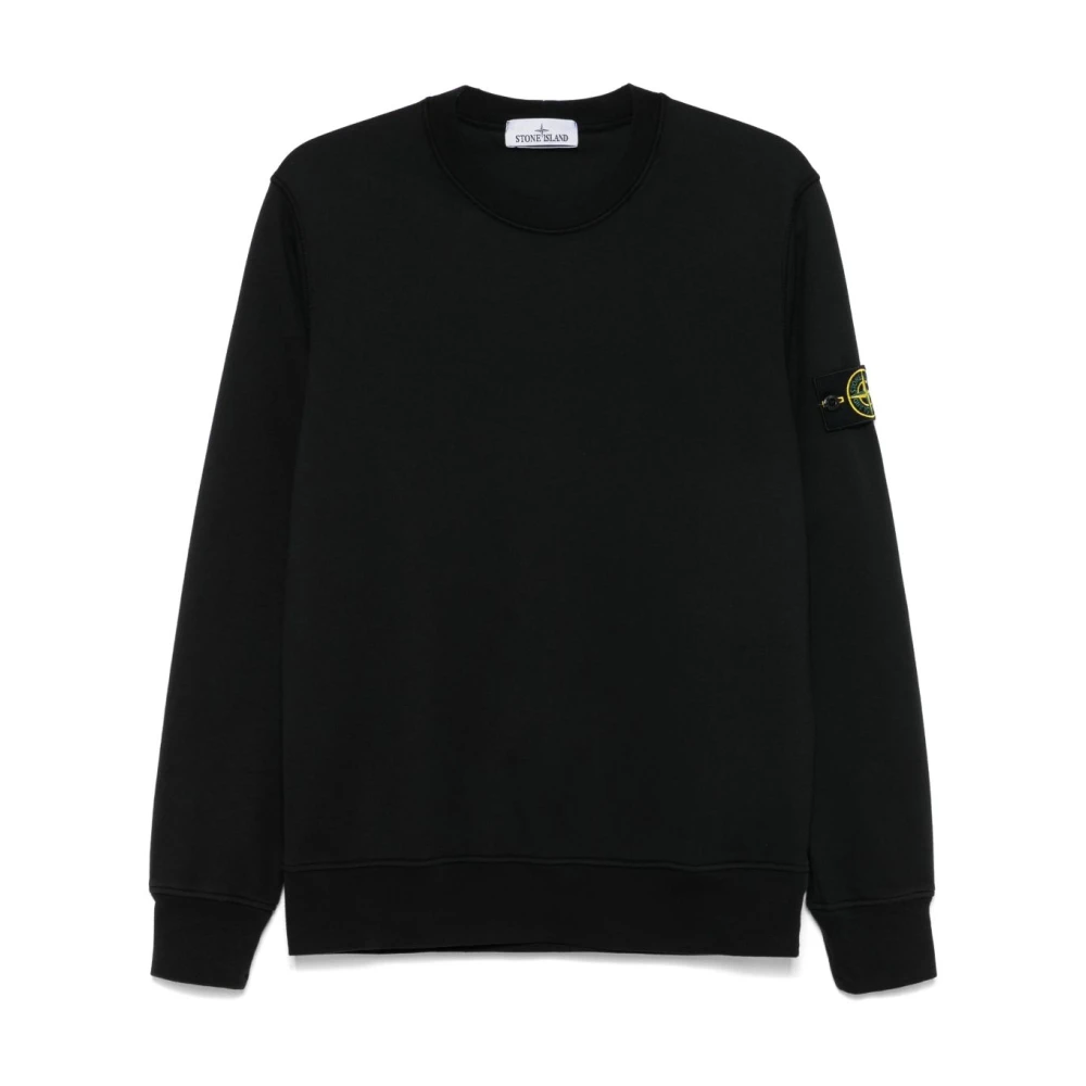 Stone Island Zwarte Truien voor Mannen Black Heren