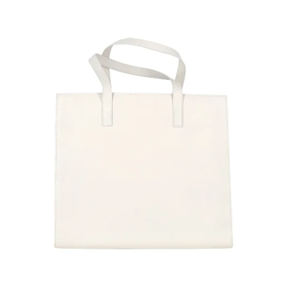 Yves Saint Laurent Vintage Pre-owned Leather totes White Dames