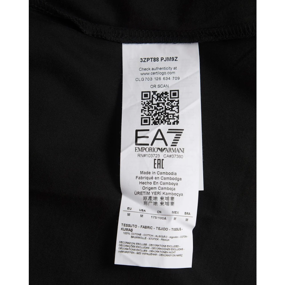 Emporio Armani EA7 Sweatshirts Black Heren