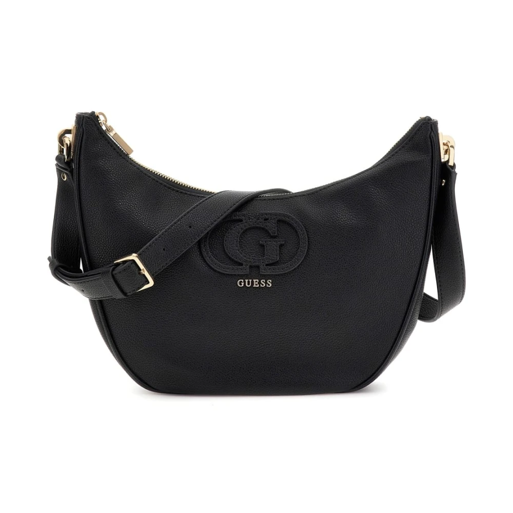 Guess Women's Black Shoulder Bags, One Size, Silvye Bucket Handbag