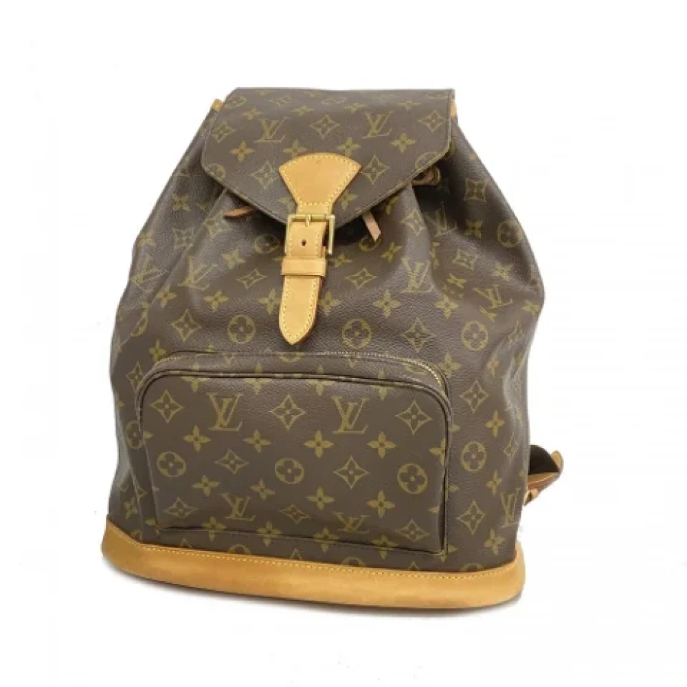 Louis Vuitton Vintage Pre-owned Canvas backpacks Brown Dames