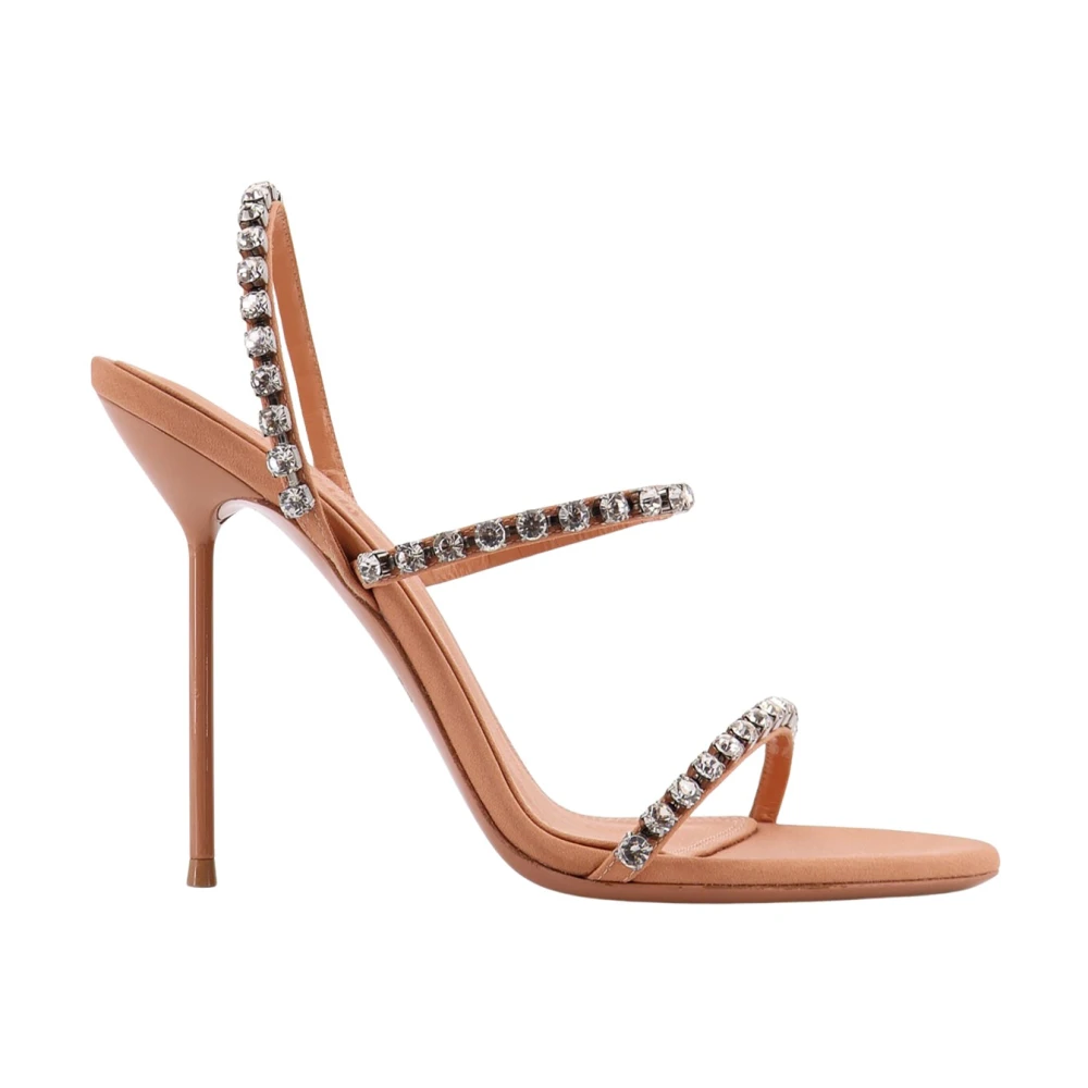 Paris Texas Vrouw Beige Lidia Satin Sandal