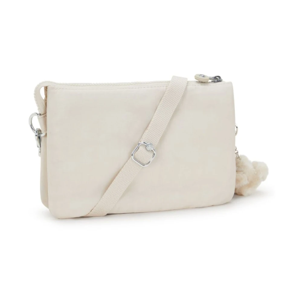 Kipling Lichtgewicht veelzijdige crossbodytas met vakken Beige Dames