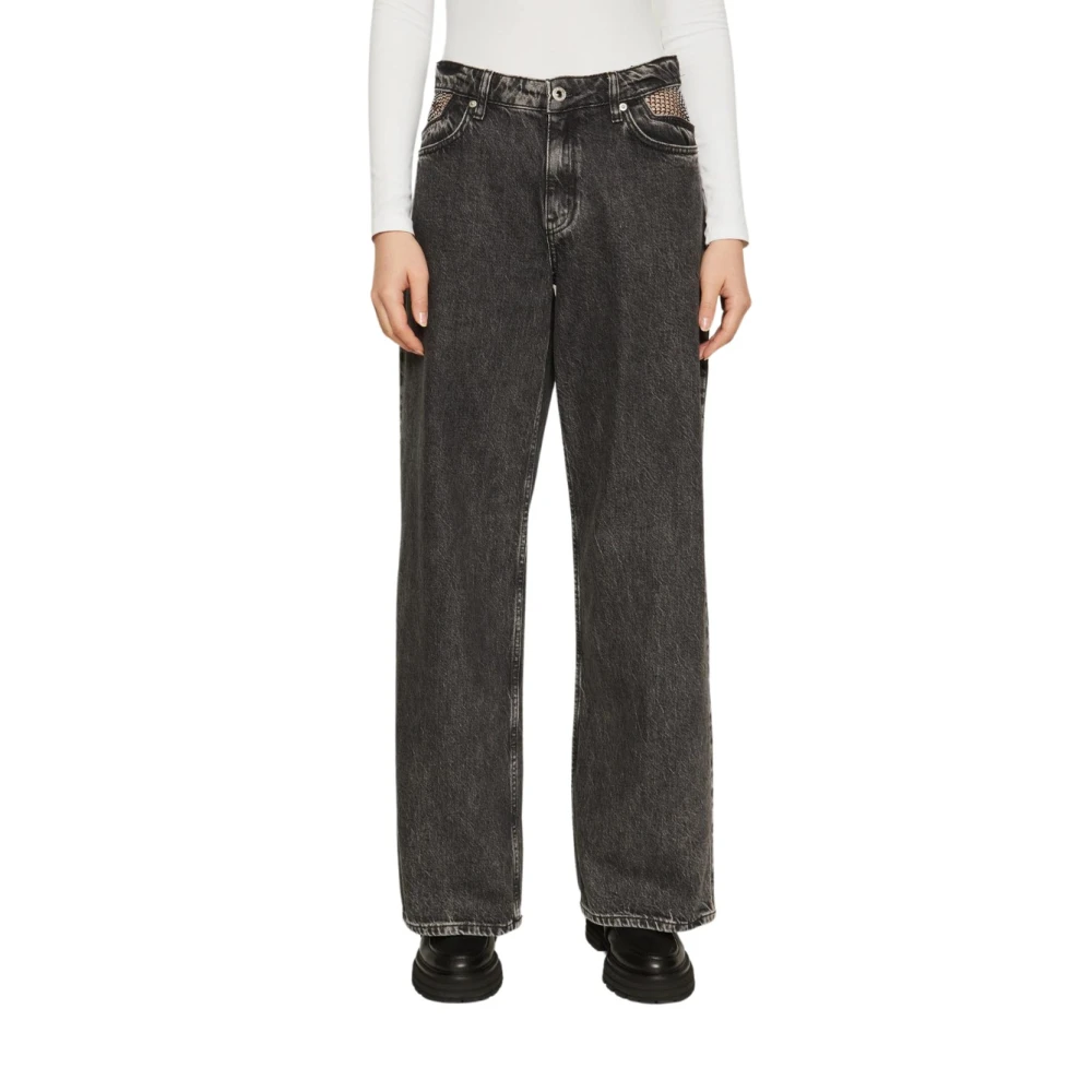 Karl Lagerfeld Jeans baggy Gray Dames
